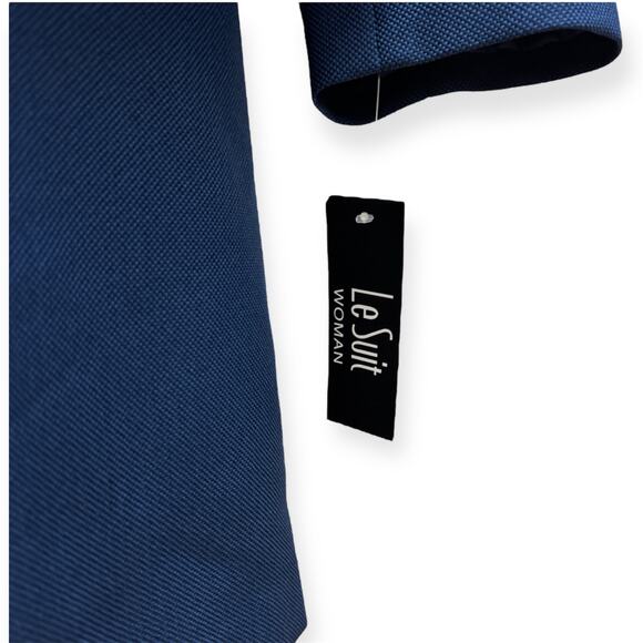 NWT Le Suit 2 PC Women's Skirt Suit Blue Indigo Plus Size 20W - Picture 6 of 11